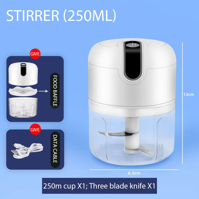 Stump Grinder Attachment - 250ML electric meat grinder, garlic chopper,