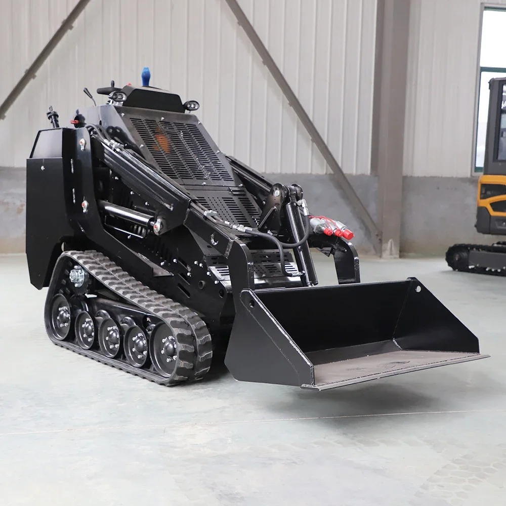 Stump Grinder Attachment - 450 mini skid steer loader with