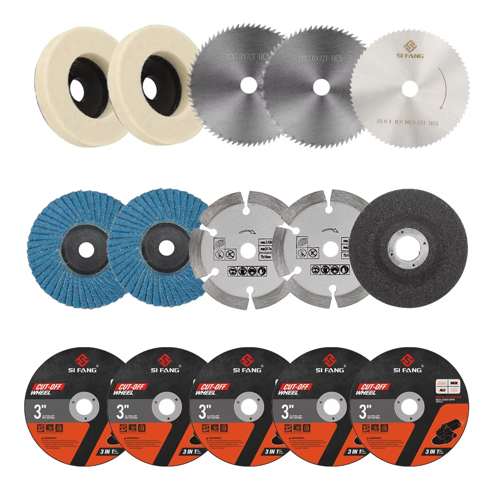 Stump Grinder Attachment - 3 Inch Resin Circular Saw Blade