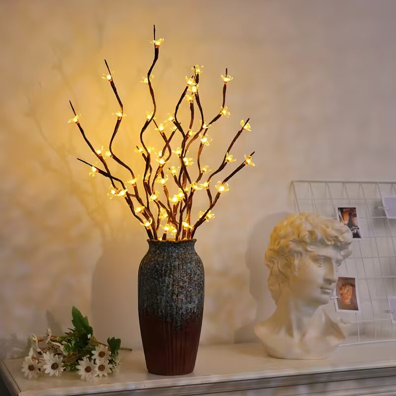 Outdoor Power Supply - 1/2PC 20LED Cherry Blossom Tree Branch