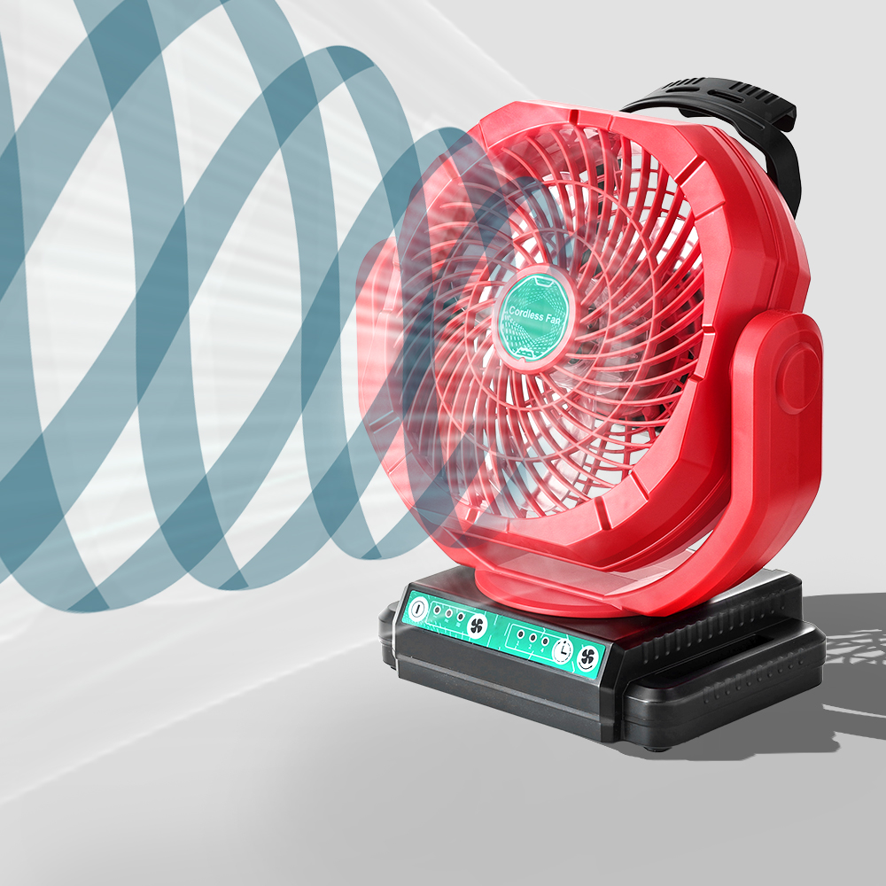 Outdoor Power Head Milwaukee - Cordless Outdoor Fan Compatible with Milwaukee