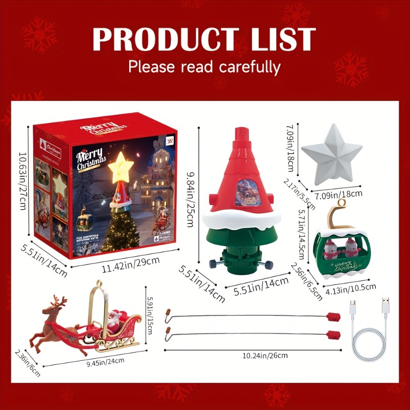 Christmas Tree Top Rotating Ca - Outdoor Power For Christmas Lights incelemesi ve fiyatı