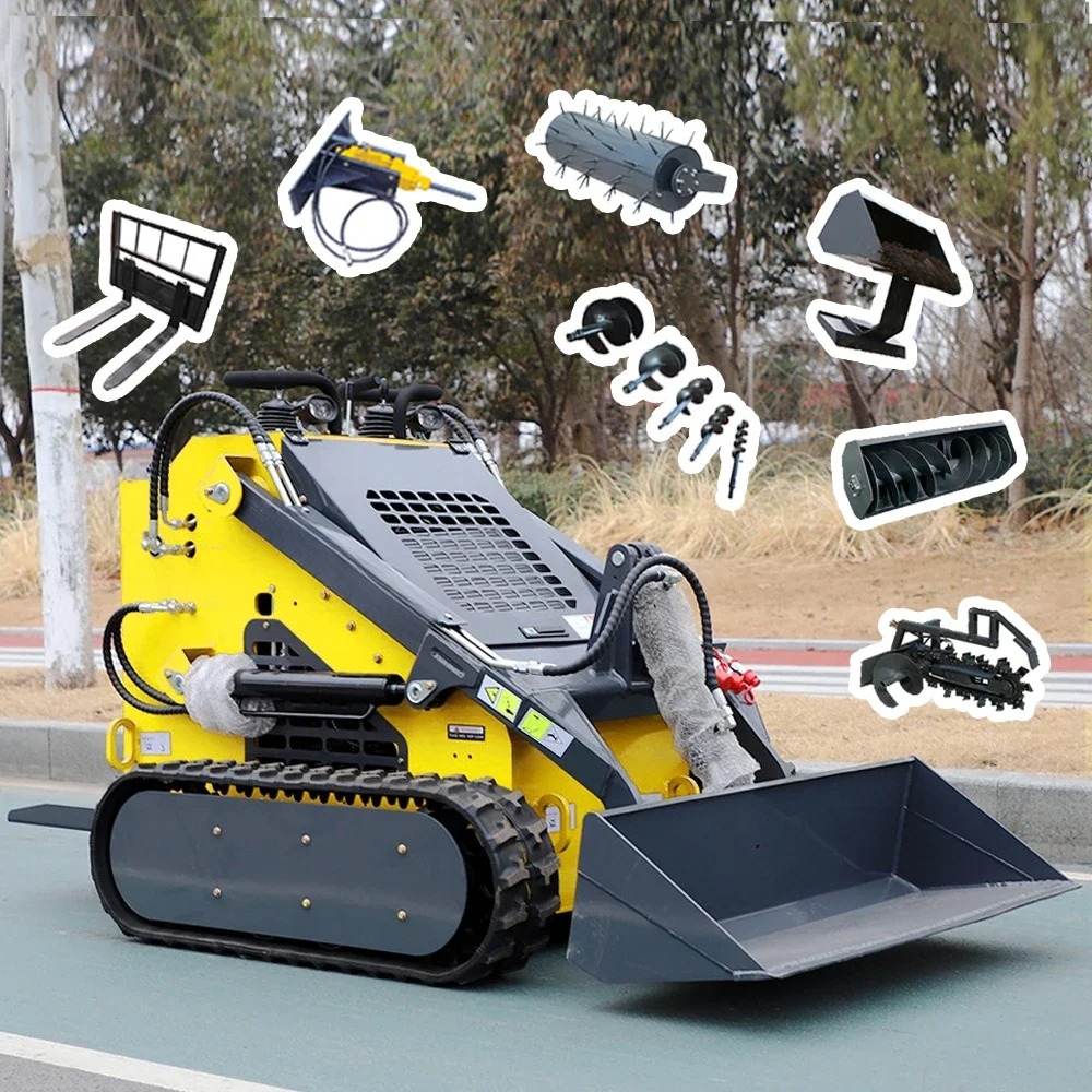450 mini skid steer loader wit - Stump Grinder Attachment incelemesi ve fiyatı