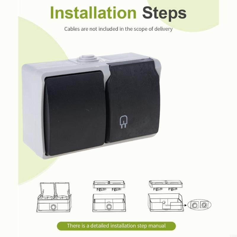  Waterproof Outlet with Cover  - Outdoor Power Outlet Install incelemesi ve fiyatı
