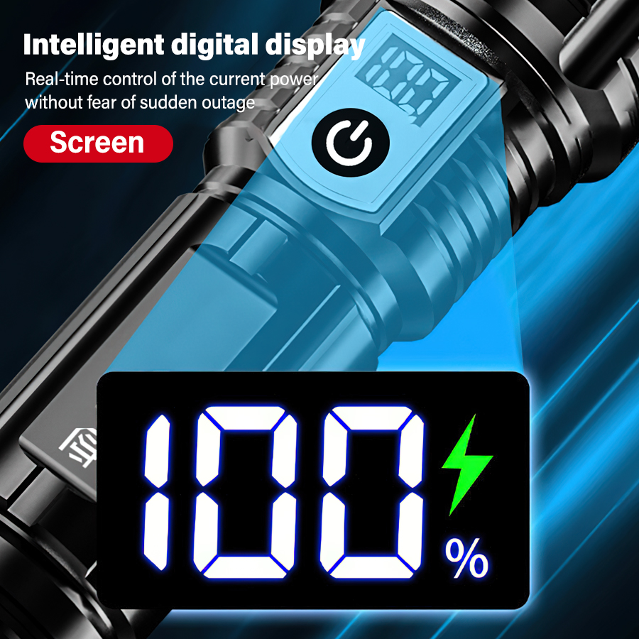 High Power 200000LM LED Flashl - Outdoor Power For Camping incelemesi ve fiyatı