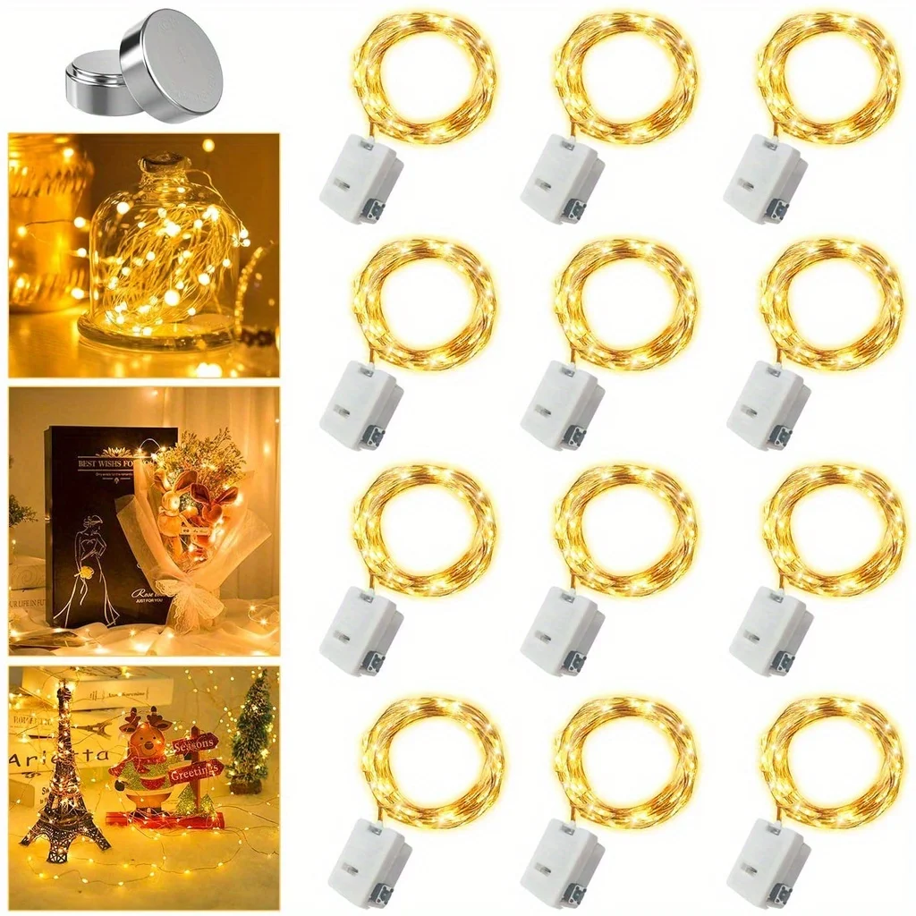 10 Pack Waterproof Mini Fairy  - Outdoor Power For Christmas Lights incelemesi ve fiyatı