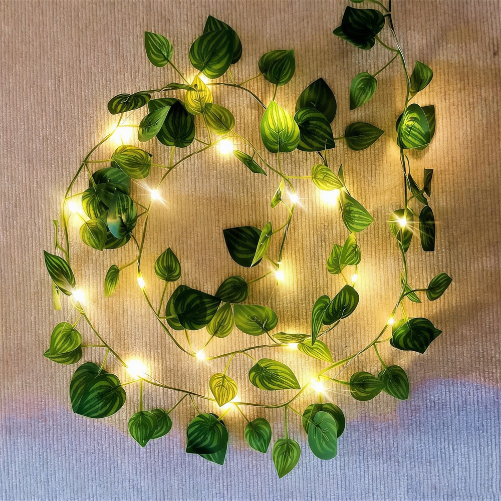 LED Green Rattan Leaf Fairy Li - Outdoor Power For Wedding incelemesi ve fiyatı