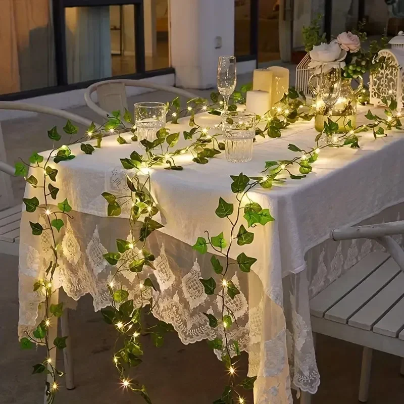 LED Green Rattan Leaf Fairy Li - Outdoor Power For Wedding incelemesi ve fiyatı