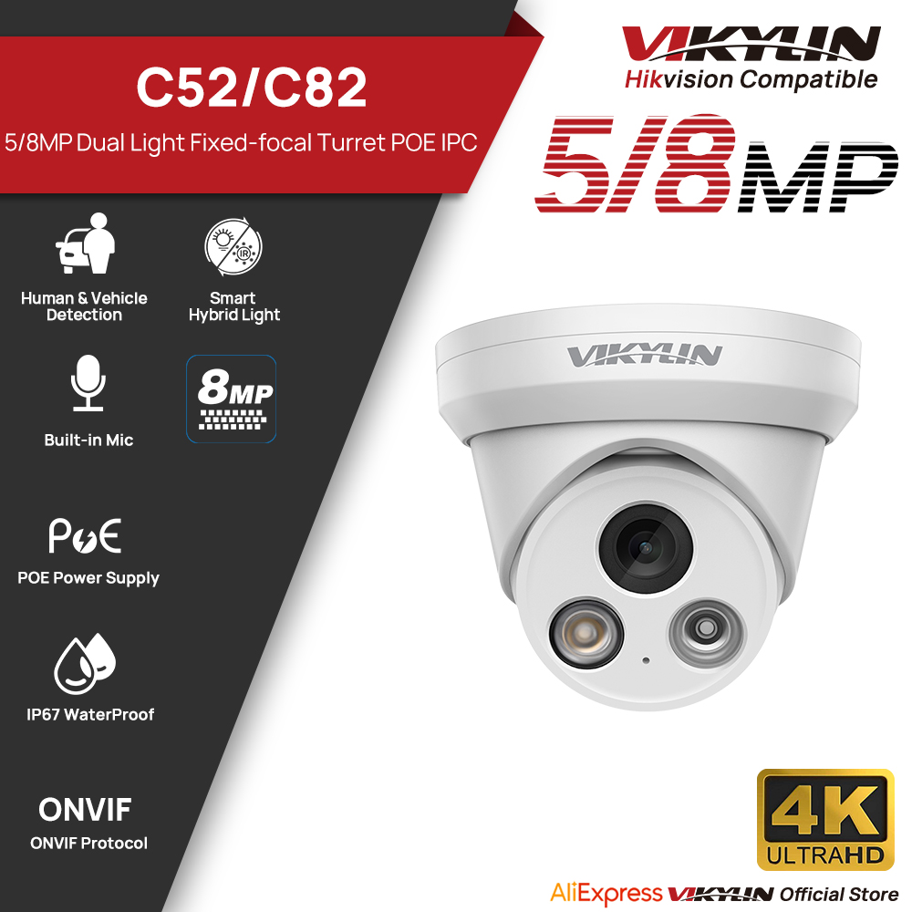 VIKYLIN 5/8MP 4K IP Camera Dua - Outdoor Power G Motion incelemesi ve fiyatı