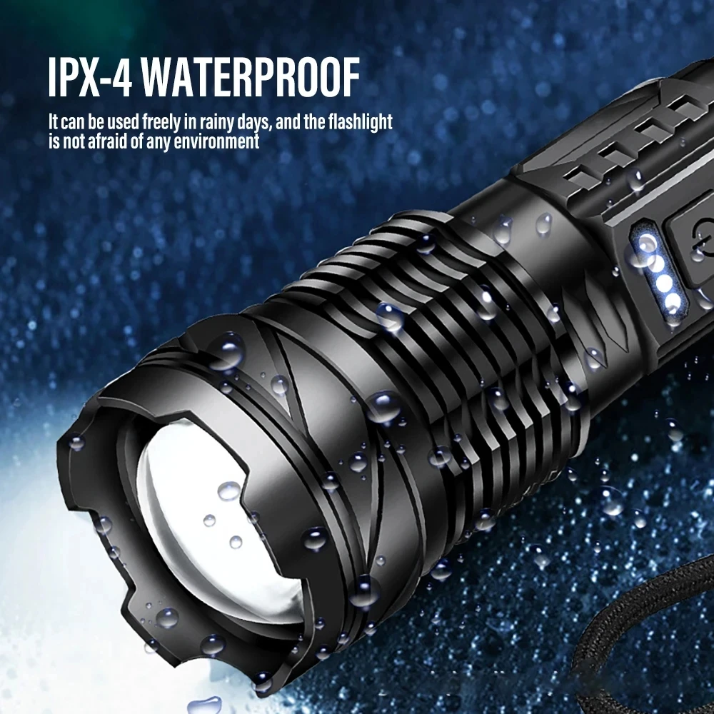 Powerful LED Flashlight Rechar - Outdoor Power For Camping incelemesi ve fiyatı