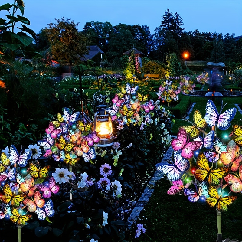 Solar LED Butterfly Garden Lig - Outdoor Power Outlet Solar incelemesi ve fiyatı