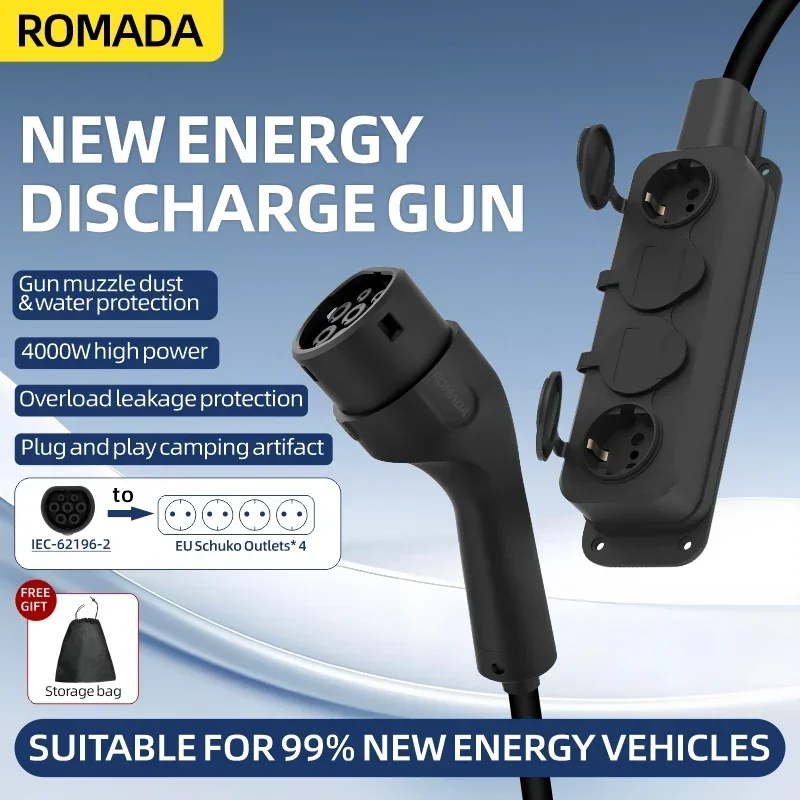 Portable 16A 4KW Electric Car  - Outdoor Power Adapter incelemesi ve fiyatı
