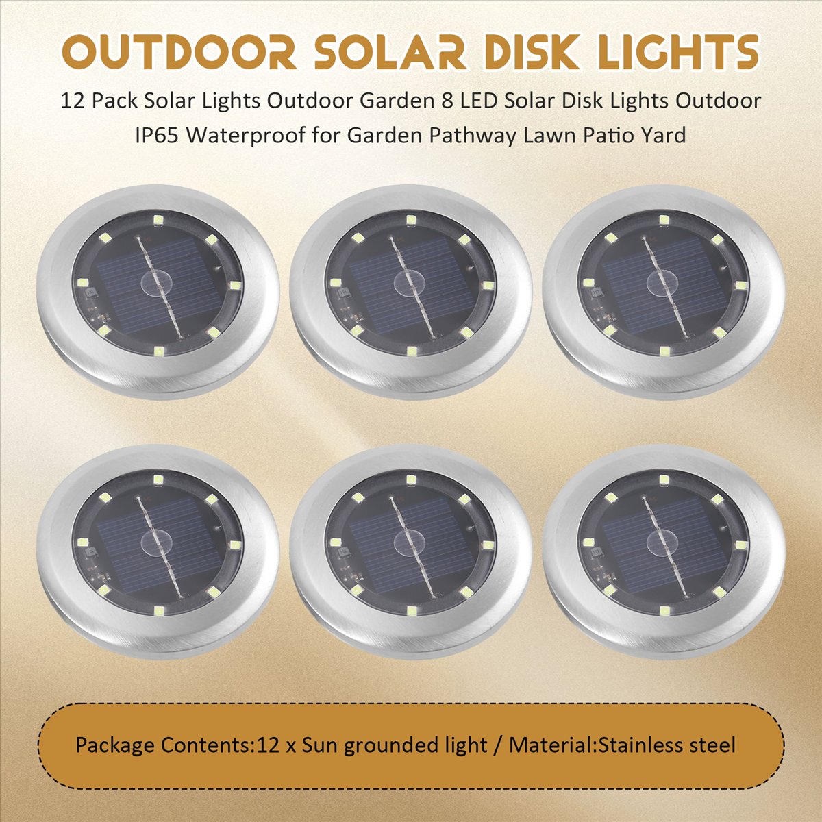 *A14E 12 Pack Solar Lights Out - Outdoor Power Outlet Solar incelemesi ve fiyatı