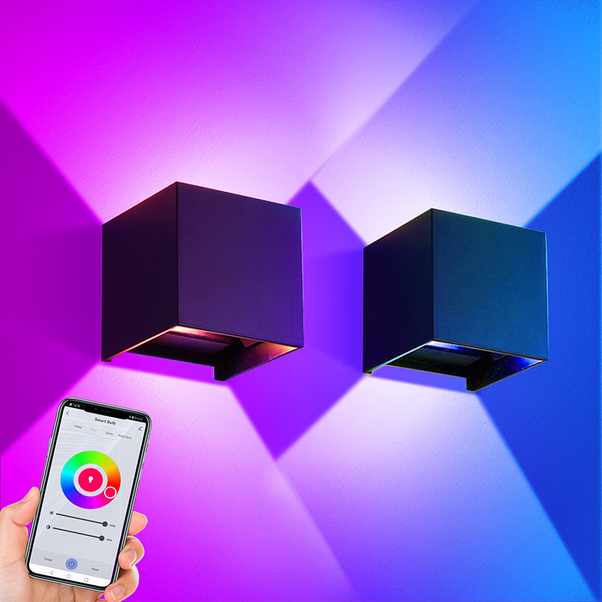 12W LED Outdoor Wall Light RGB - Outdoor Power Point Zigbee incelemesi ve fiyatı