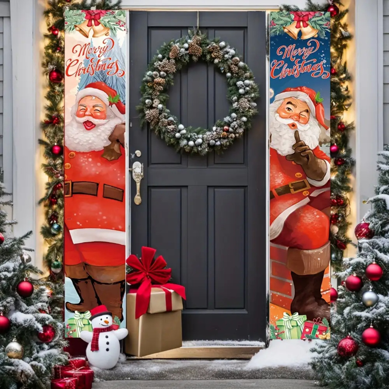 1 pair of 2Dflat, Santa Claus  - Outdoor Power For Wedding incelemesi ve fiyatı