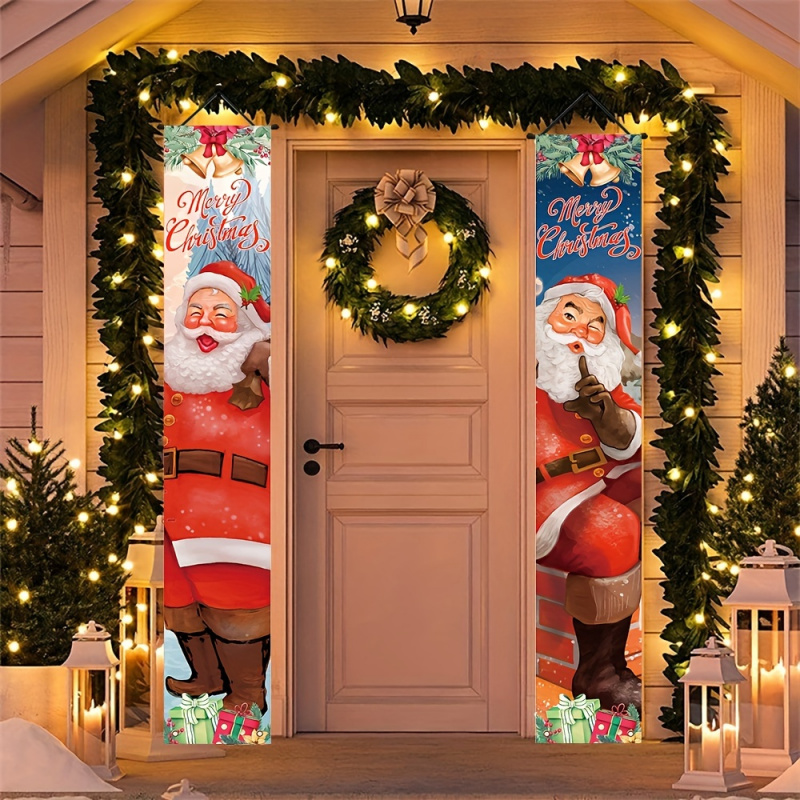 1 pair of 2Dflat, Santa Claus  - Outdoor Power For Wedding incelemesi ve fiyatı