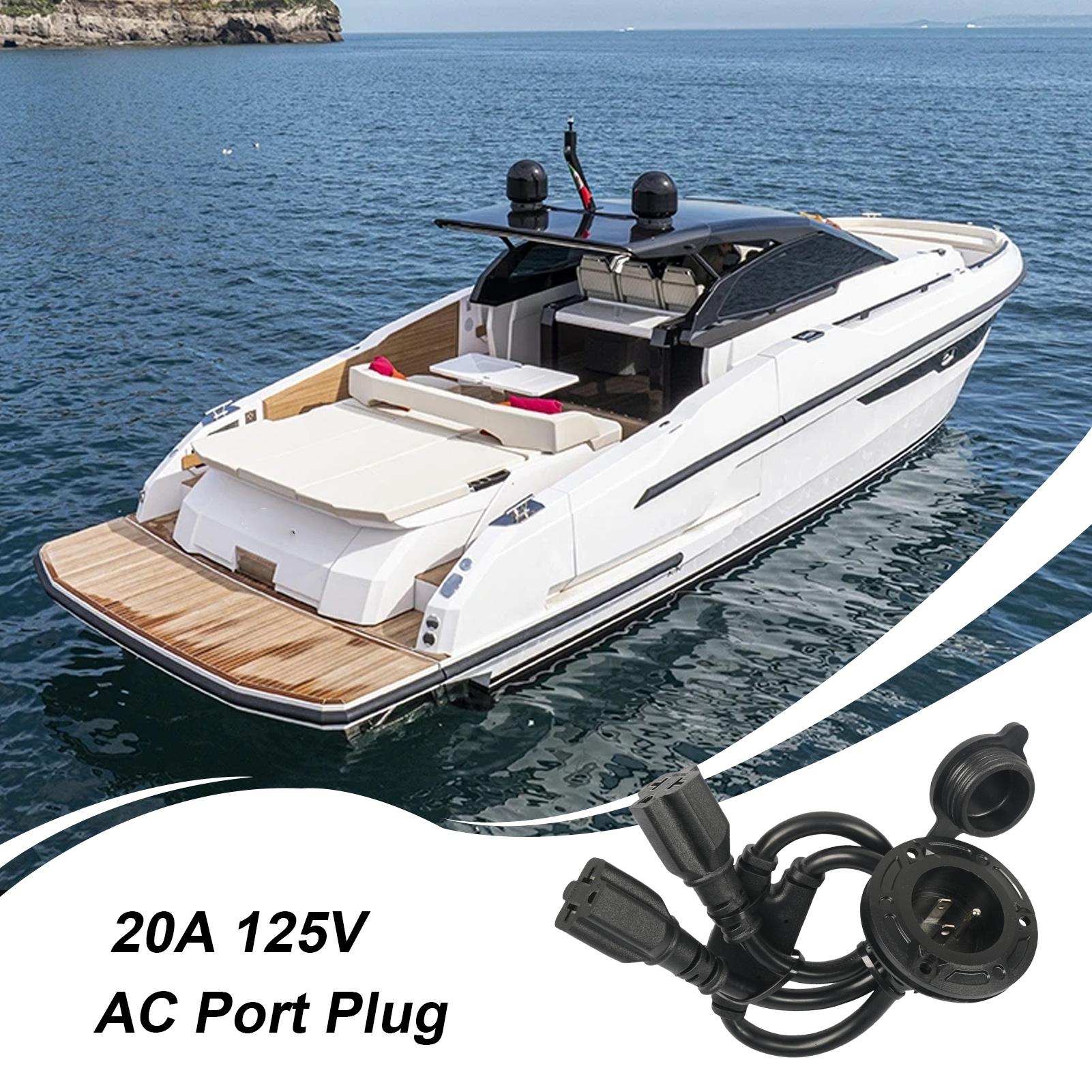US Standard 125V RV Power Inle - Outdoor Power Outlet Install incelemesi ve fiyatı
