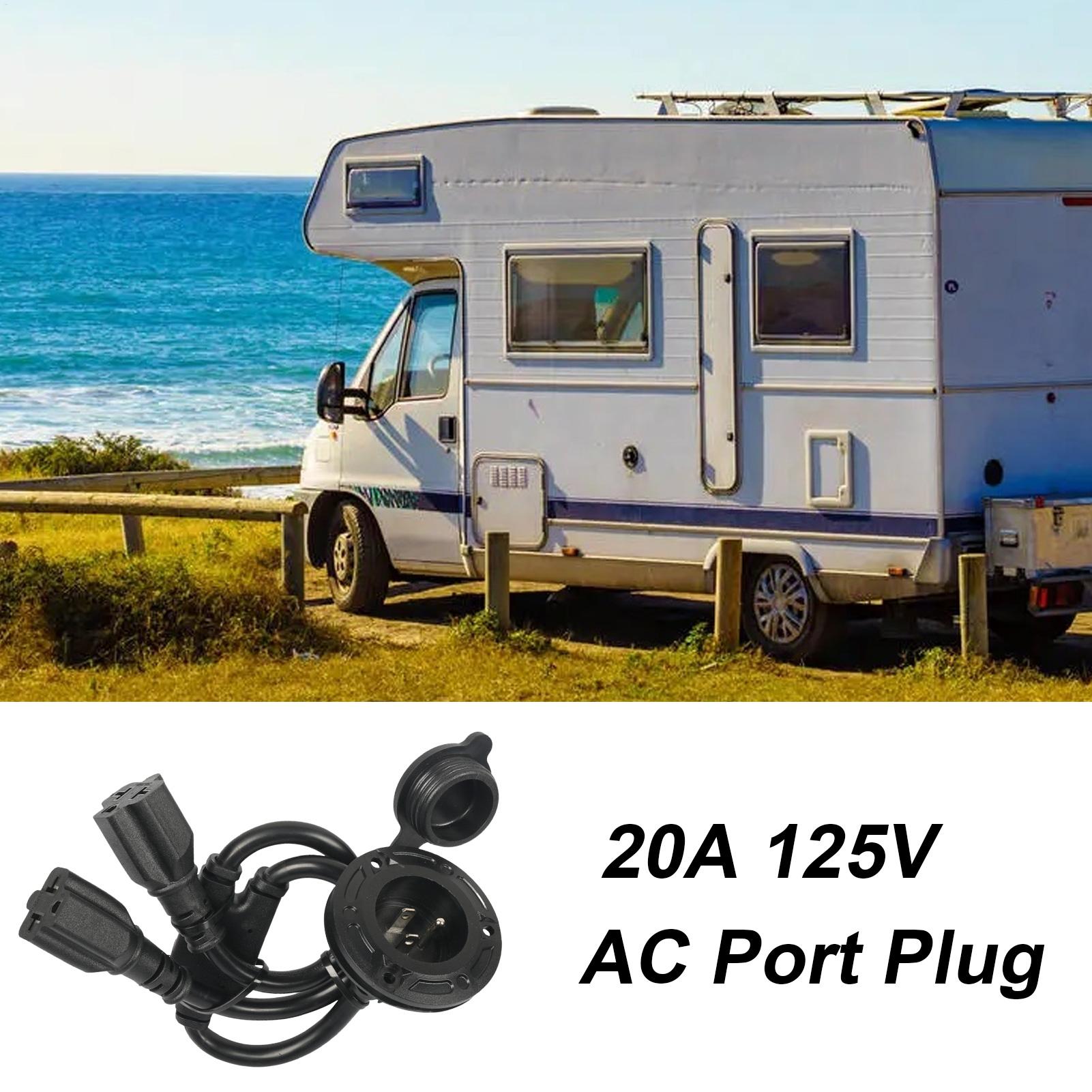 US Standard 125V RV Power Inle - Outdoor Power Outlet Install incelemesi ve fiyatı