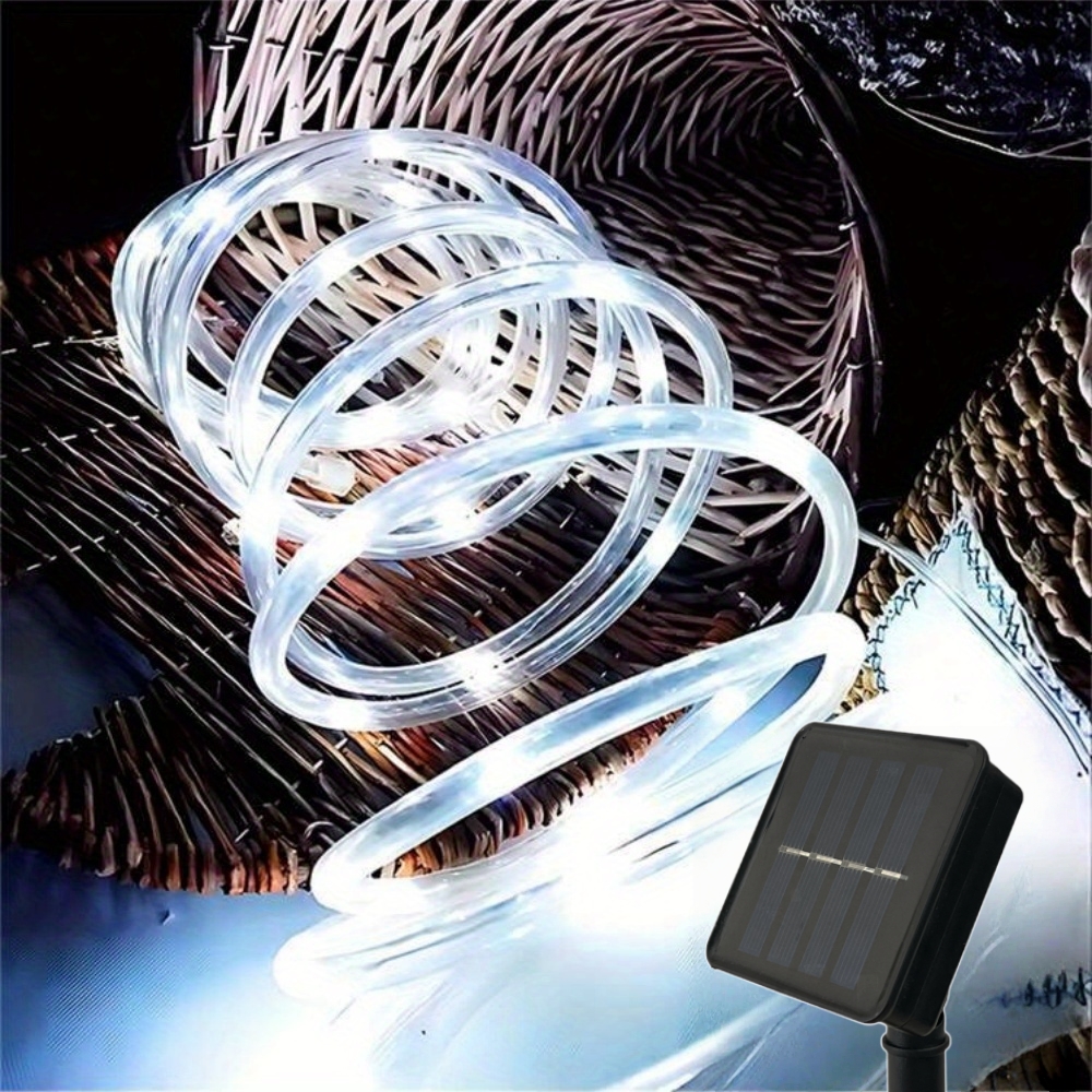 LED Solar Strip Rope Tube Fair - Outdoor Power For Christmas Lights incelemesi ve fiyatı
