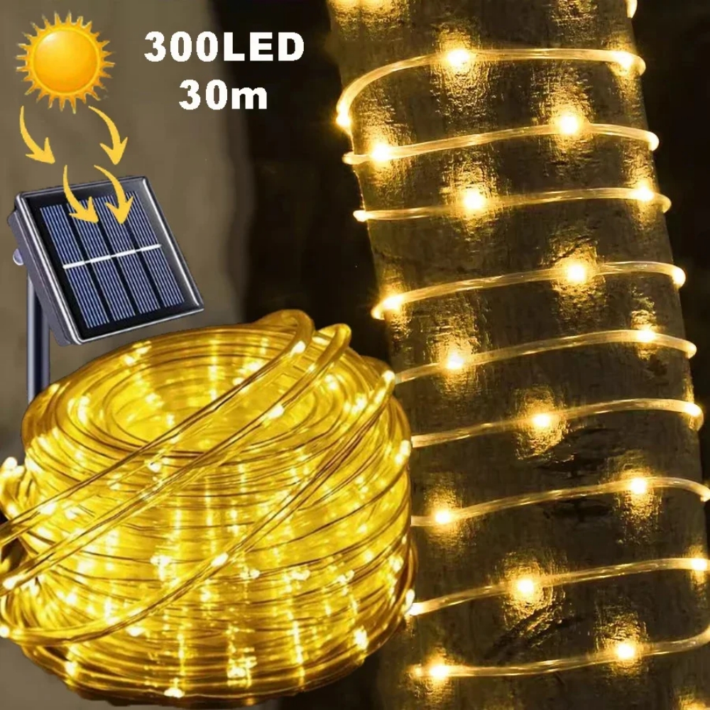 LED Solar Strip Rope Tube Fair - Outdoor Power For Christmas Lights incelemesi ve fiyatı