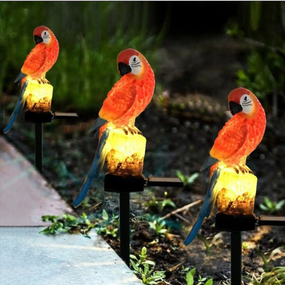 Solar Resin Parrot Decorative  - Outdoor Power Outlet Solar incelemesi ve fiyatı