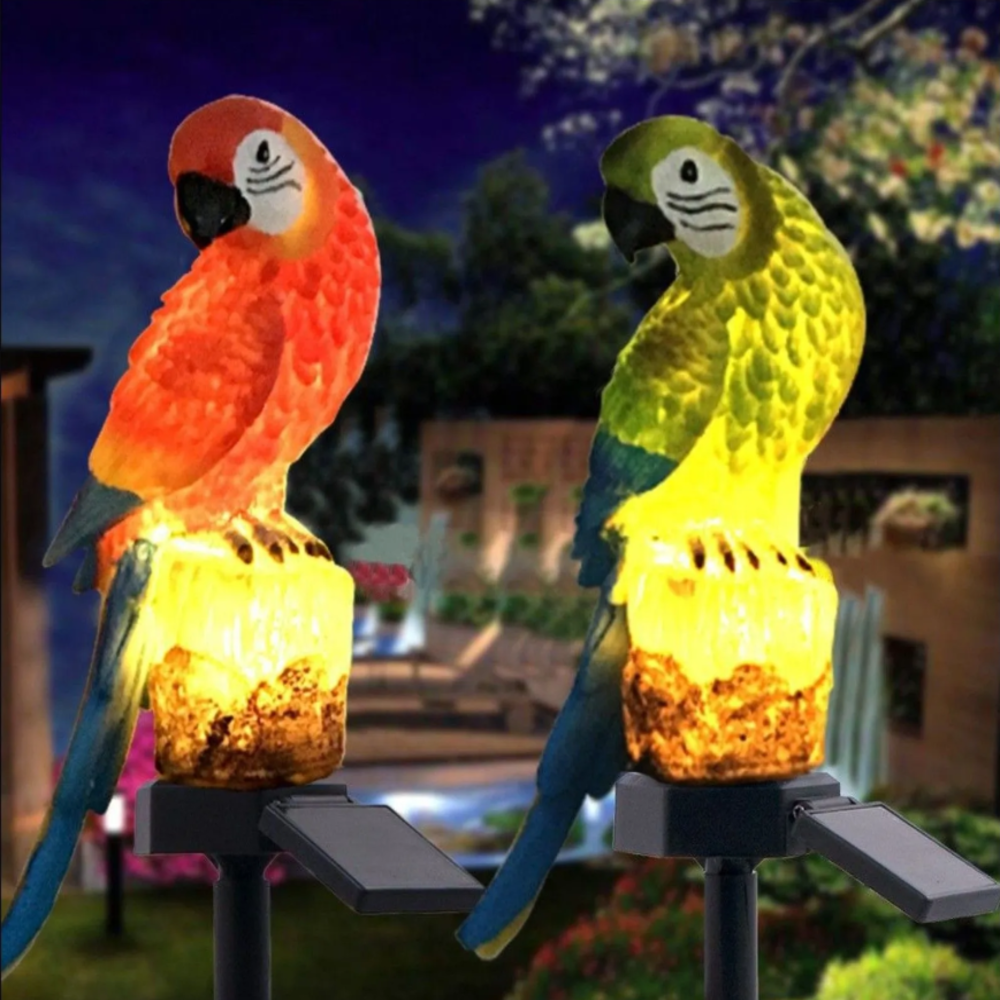 Solar Resin Parrot Decorative  - Outdoor Power Outlet Solar incelemesi ve fiyatı