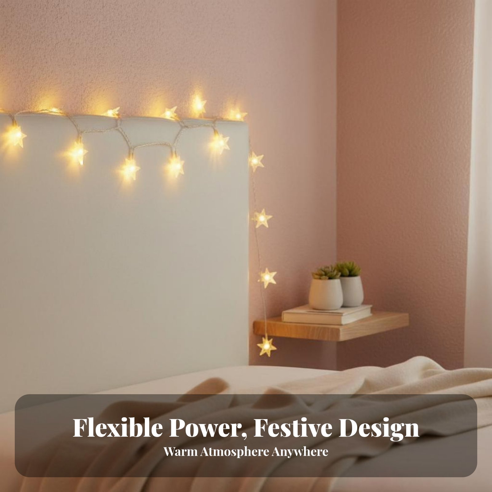 Solar Powered LED Fairy Lights - Outdoor Power For Christmas Lights incelemesi ve fiyatı