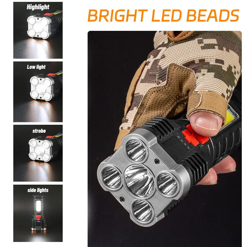 5 LED High Power Led Flashligh - Outdoor Power Supply incelemesi ve fiyatı