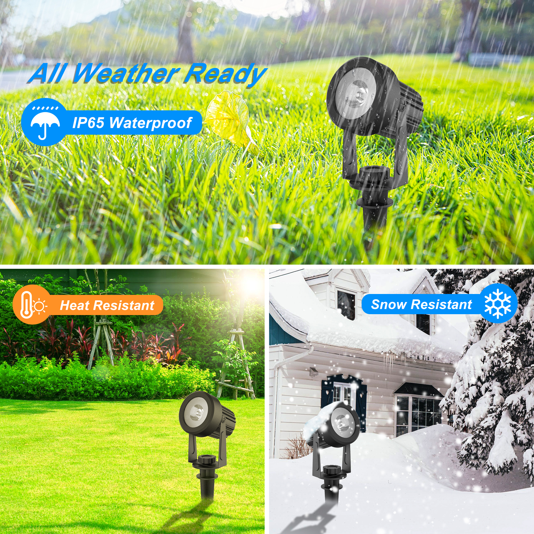 1/2/4/6 Lights RGB Solar Spotl - Outdoor Power For Christmas Lights incelemesi ve fiyatı
