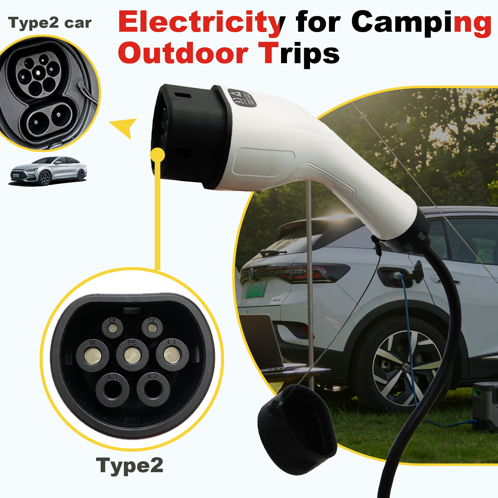 Type2 V2L Discharge Adapter 16 - Outdoor Power Adapter incelemesi ve fiyatı