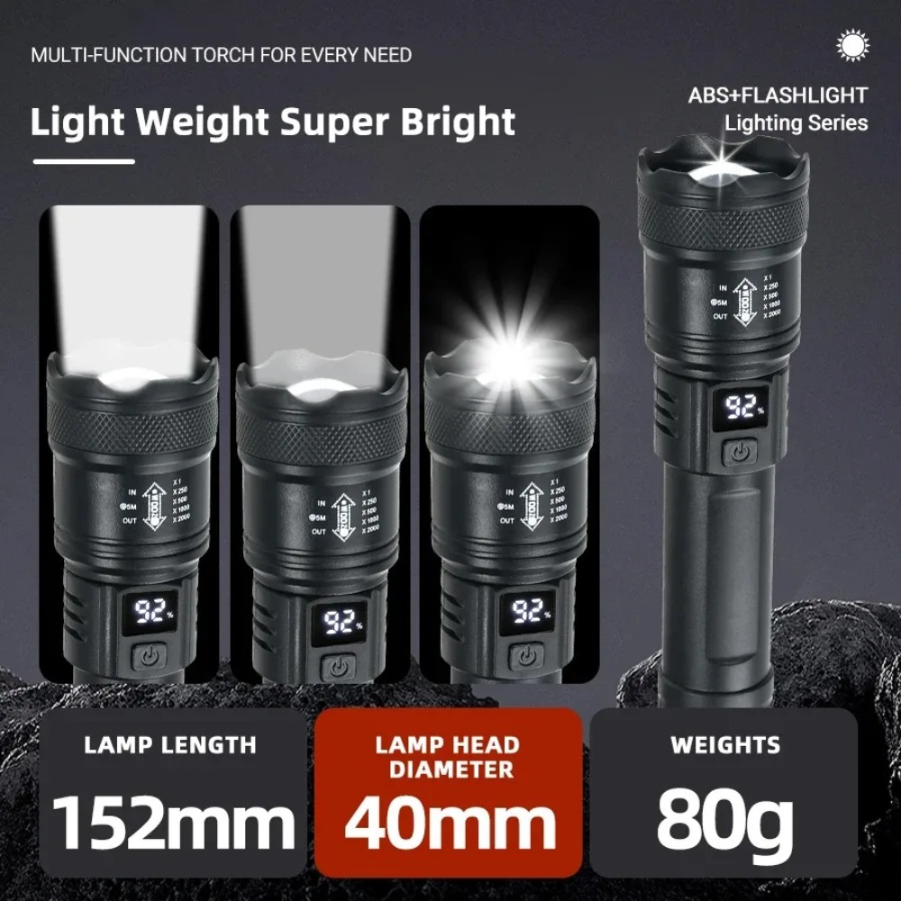 Rechargeable LED Flashlight Zo - Outdoor Power Supply incelemesi ve fiyatı