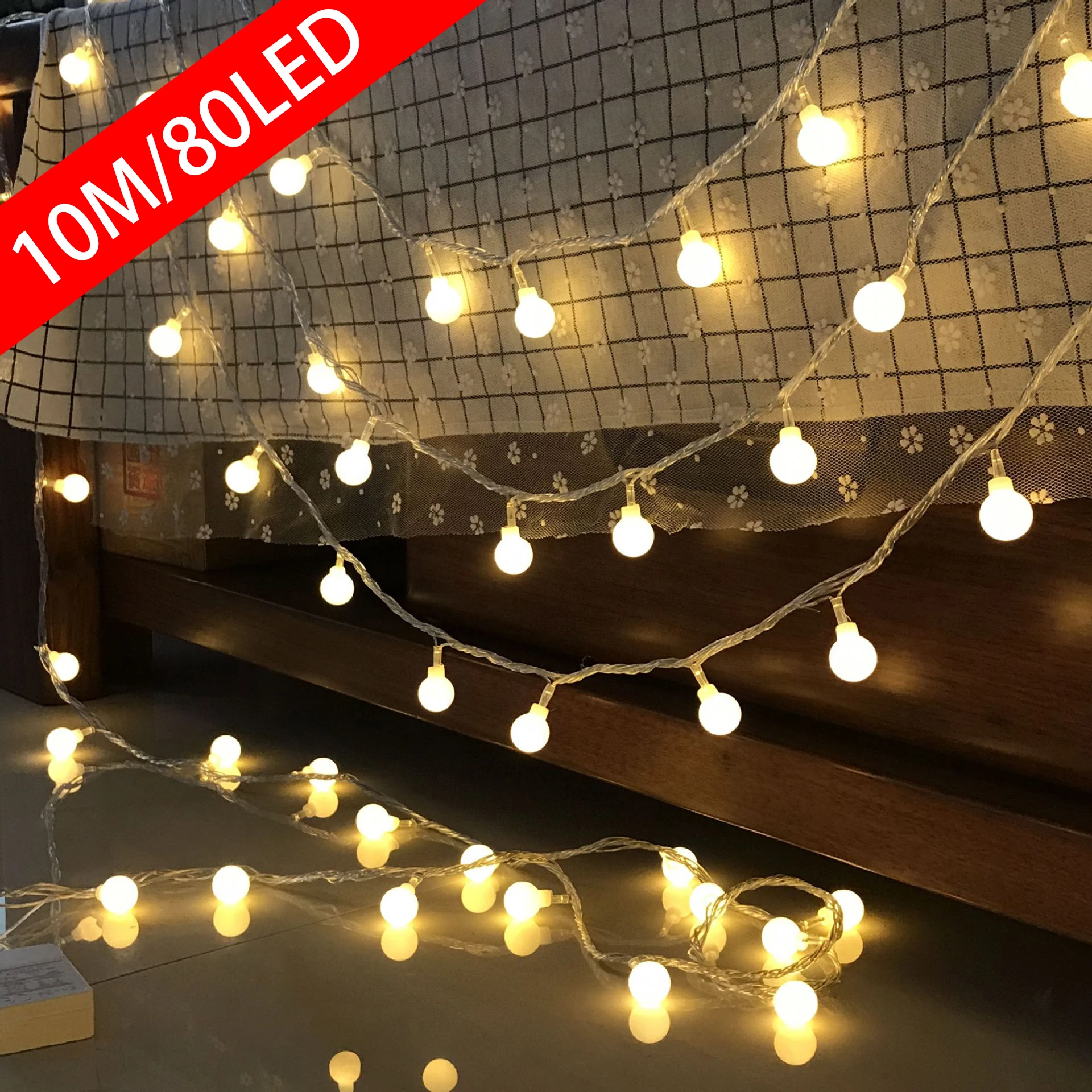 10M USB/Battery Power Ball LED - Outdoor Power For Wedding incelemesi ve fiyatı