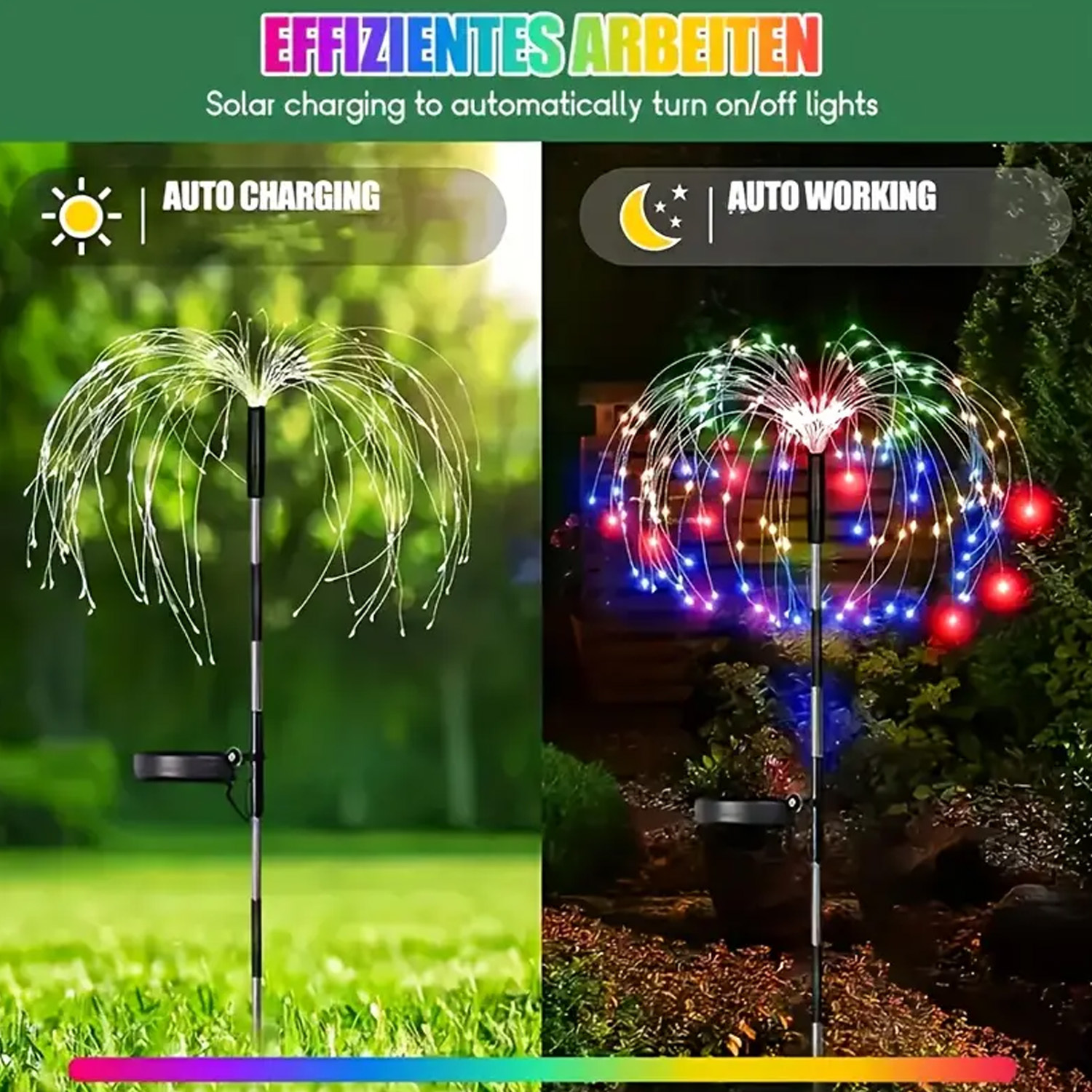 8-Mode Solar Firework Lights w - Outdoor Power For Christmas Lights incelemesi ve fiyatı
