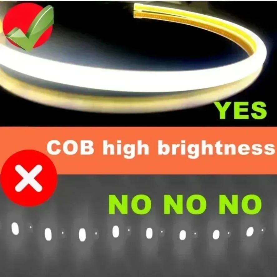 288LEDs/m COB LED Strip 220V D - Outdoor Kitchen Power incelemesi ve fiyatı