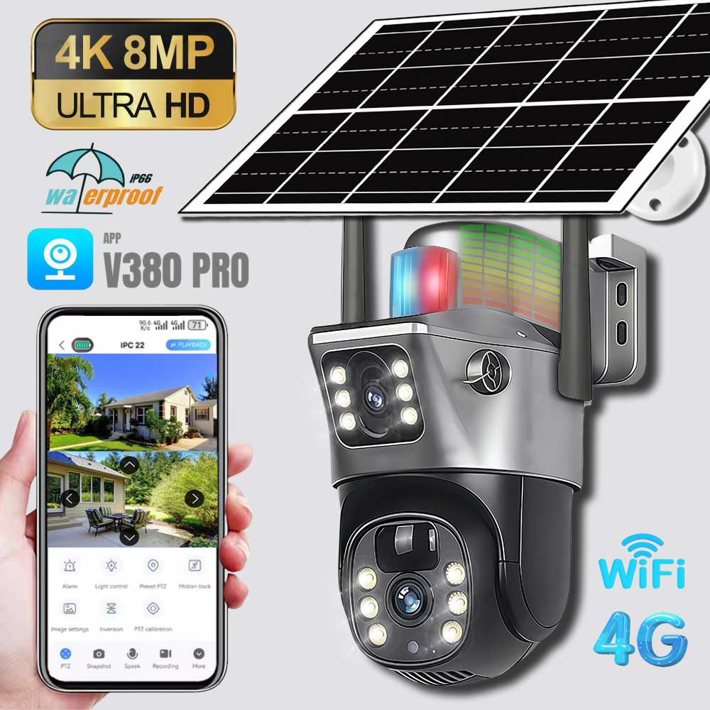 4K Solar-Powered Surveillance  - Outdoor Power G Motion incelemesi ve fiyatı