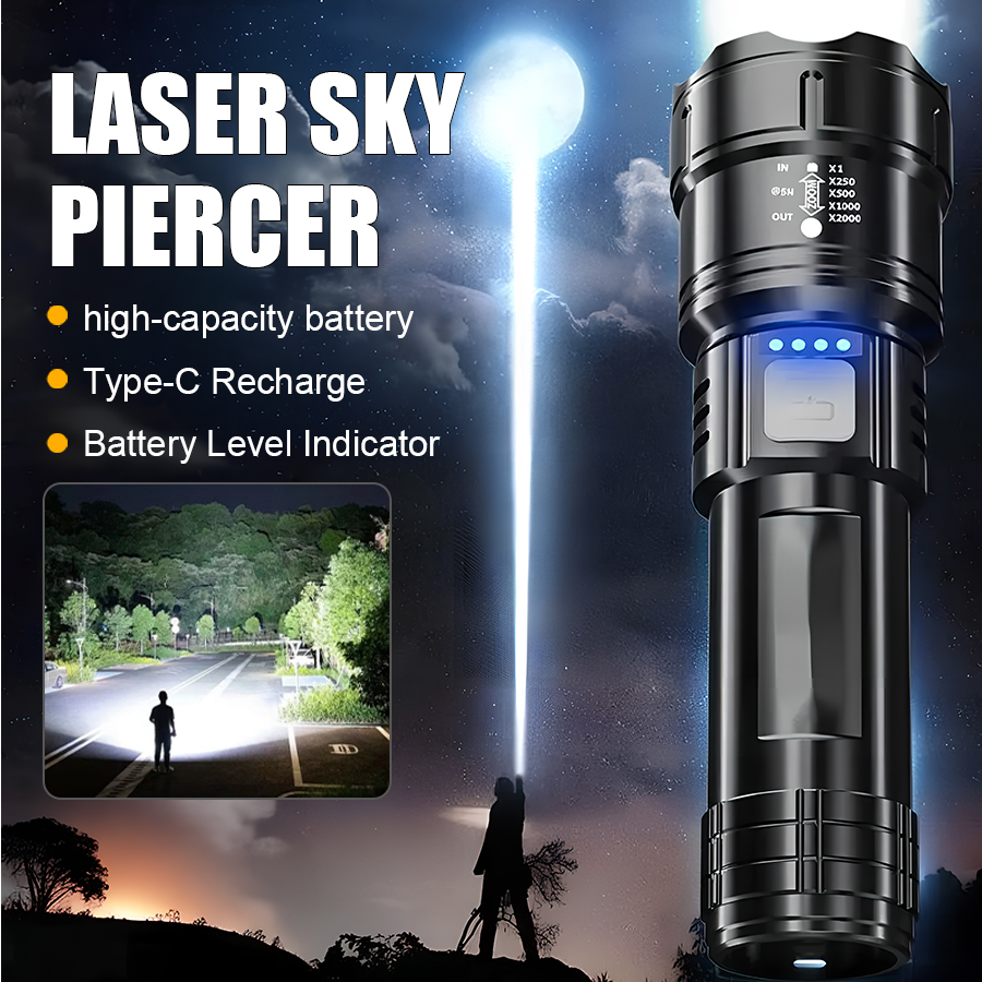 High Power P50 LED Flashlight  - Outdoor Power For Camping incelemesi ve fiyatı