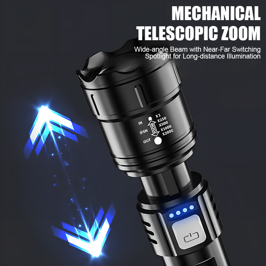 High Power P50 LED Flashlight  - Outdoor Power For Camping incelemesi ve fiyatı