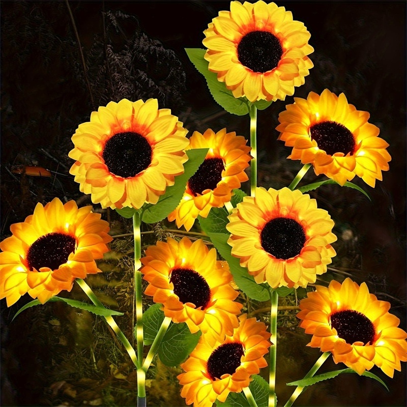 Solar Powered LED Sunflower La - Outdoor Power For Wedding incelemesi ve fiyatı