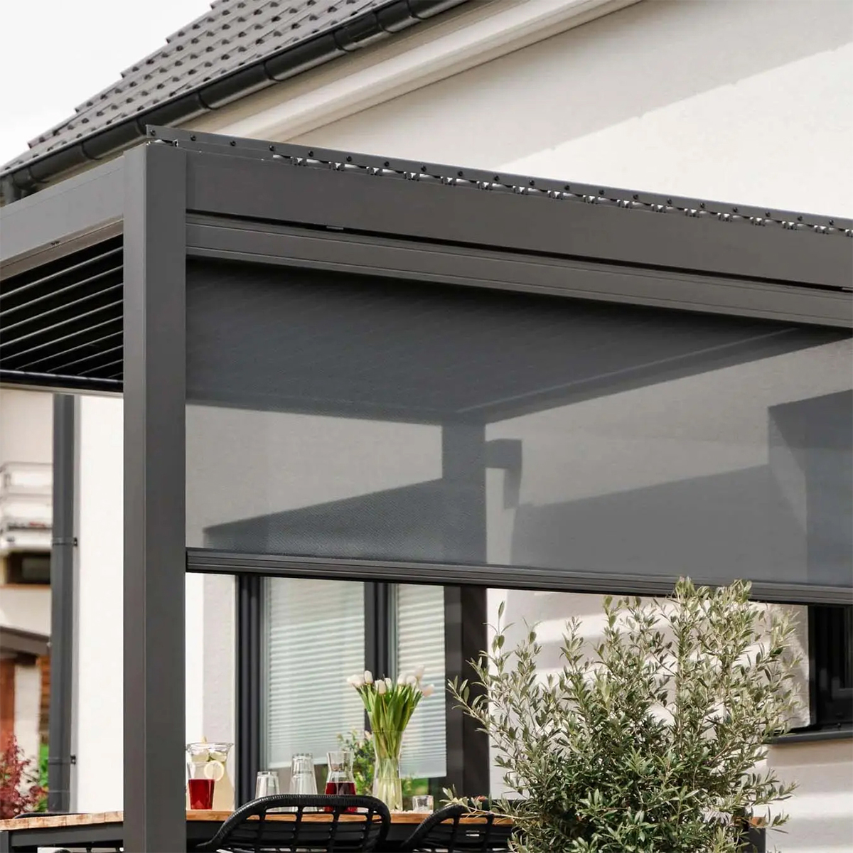 Smart Blackout Outdoor Windpro - Outdoor Power Roller Shades incelemesi ve fiyatı