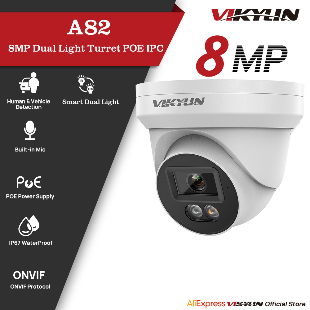 VIKYLIN 8MP IP Security Camera - Outdoor Power G Motion incelemesi ve fiyatı