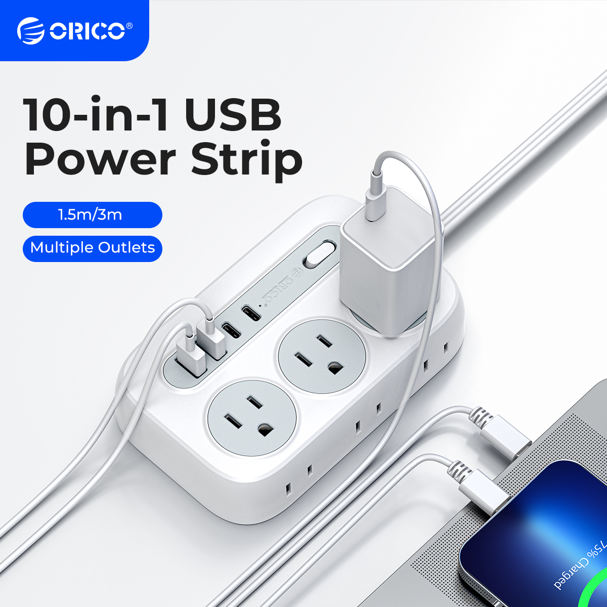 ORICO Power Strip 6 AC Outlets - Outdoor Power Adapter Usb incelemesi ve fiyatı