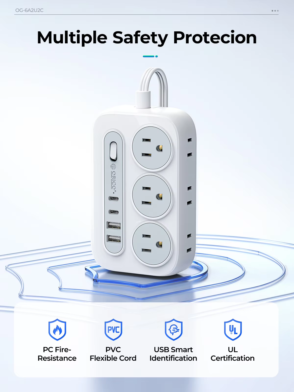 ORICO Power Strip 6 AC Outlets - Outdoor Power Adapter Usb incelemesi ve fiyatı