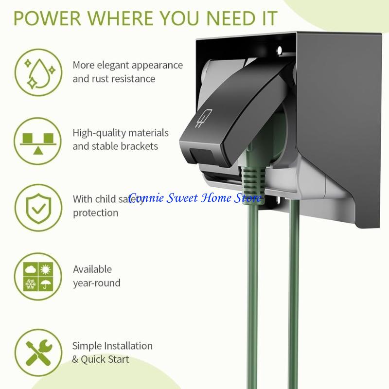LXAF 2 Gang Waterproof Outlet  - Outdoor Power Outlet Install incelemesi ve fiyatı