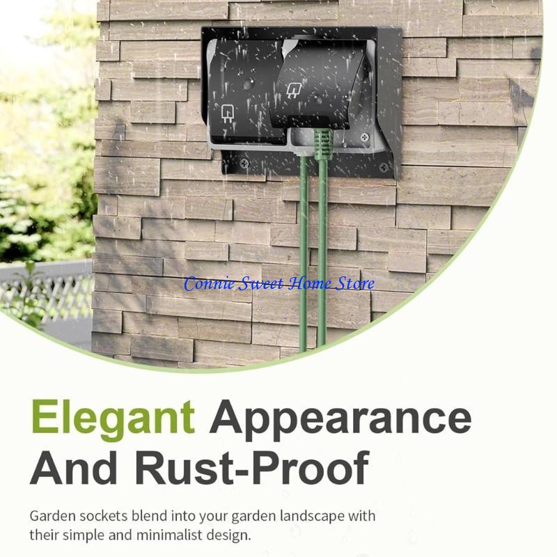 LXAF 2 Gang Waterproof Outlet  - Outdoor Power Outlet Install incelemesi ve fiyatı