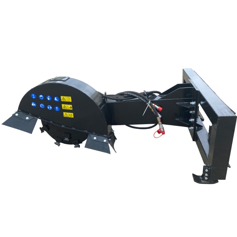 Stump grinder attached to a sk - Stump Grinder Attachment incelemesi ve fiyatı