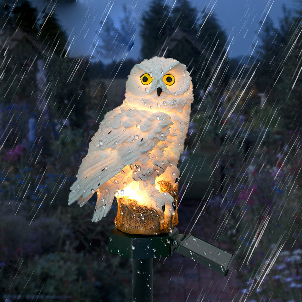 Solar Owl Statue Garden Light  - Outdoor Power Outlet Solar incelemesi ve fiyatı