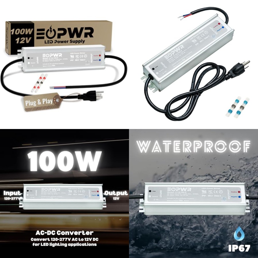 LED Driver Waterproof IP67 Pow - Outdoor Power Supply incelemesi ve fiyatı