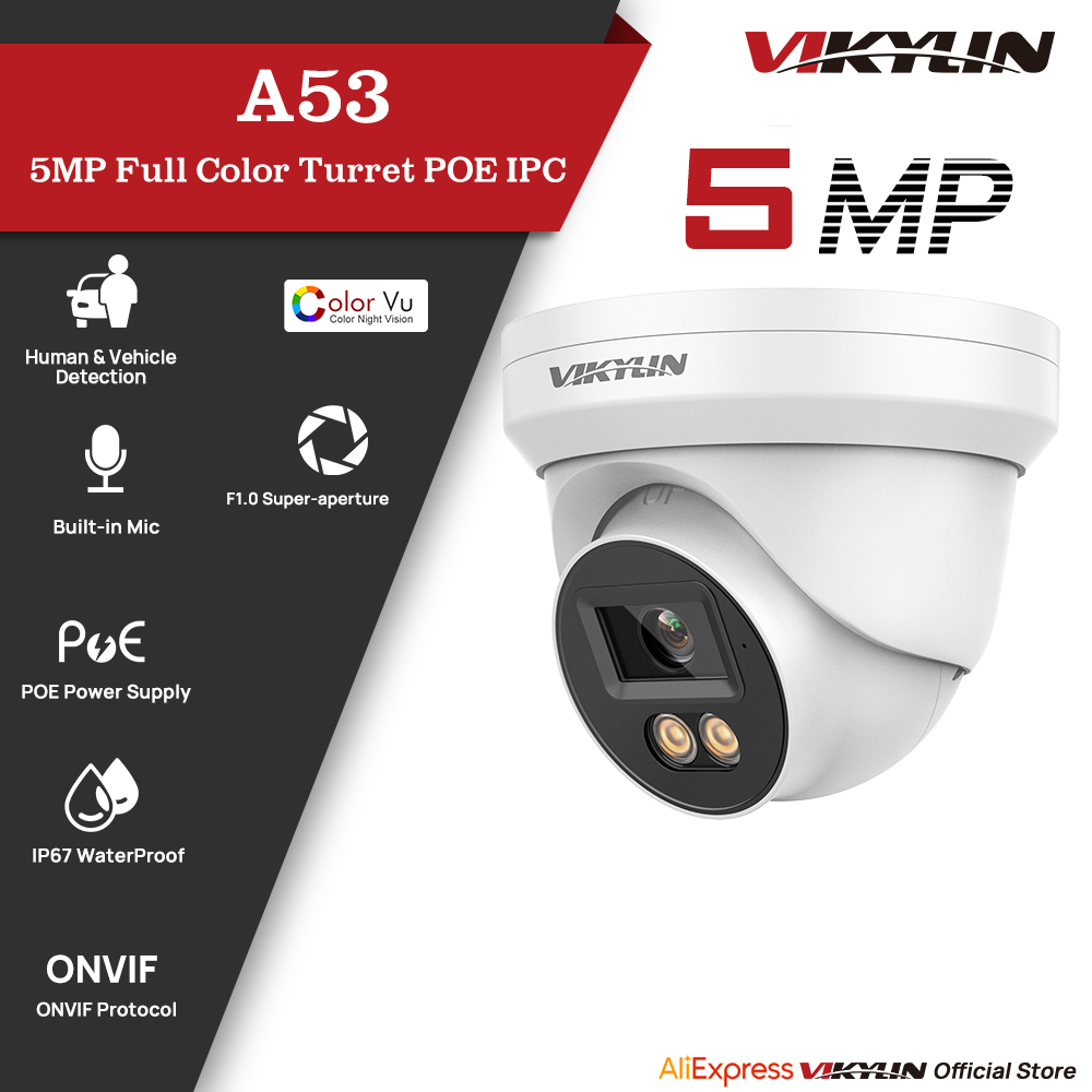VIKYLIN 5MP IP Security Camera - Outdoor Power G Motion incelemesi ve fiyatı