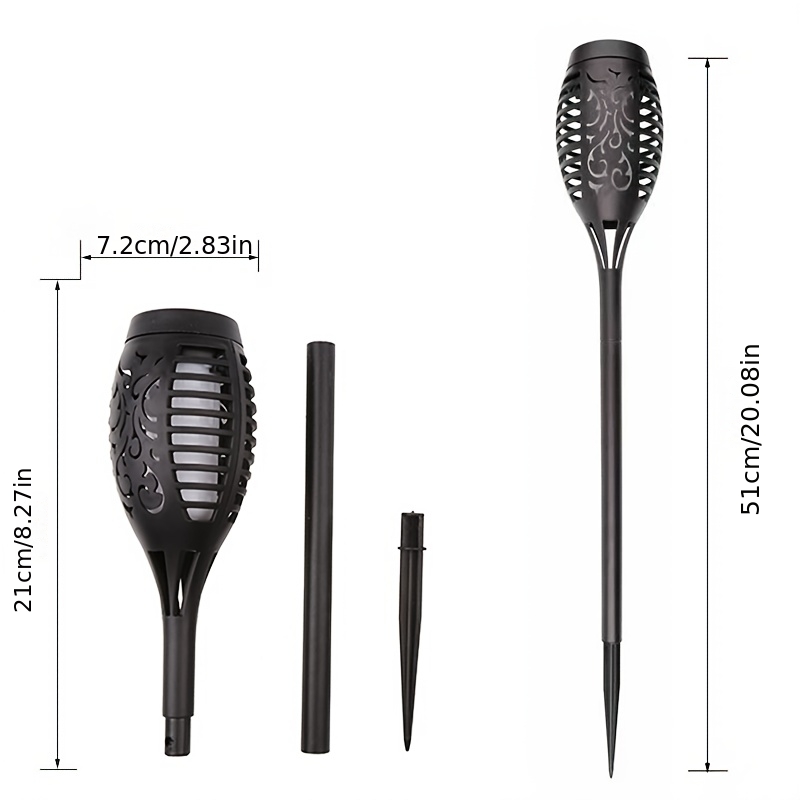 4/8/10Pcssolar Powered LED Gar - Outdoor Power For Christmas Lights incelemesi ve fiyatı