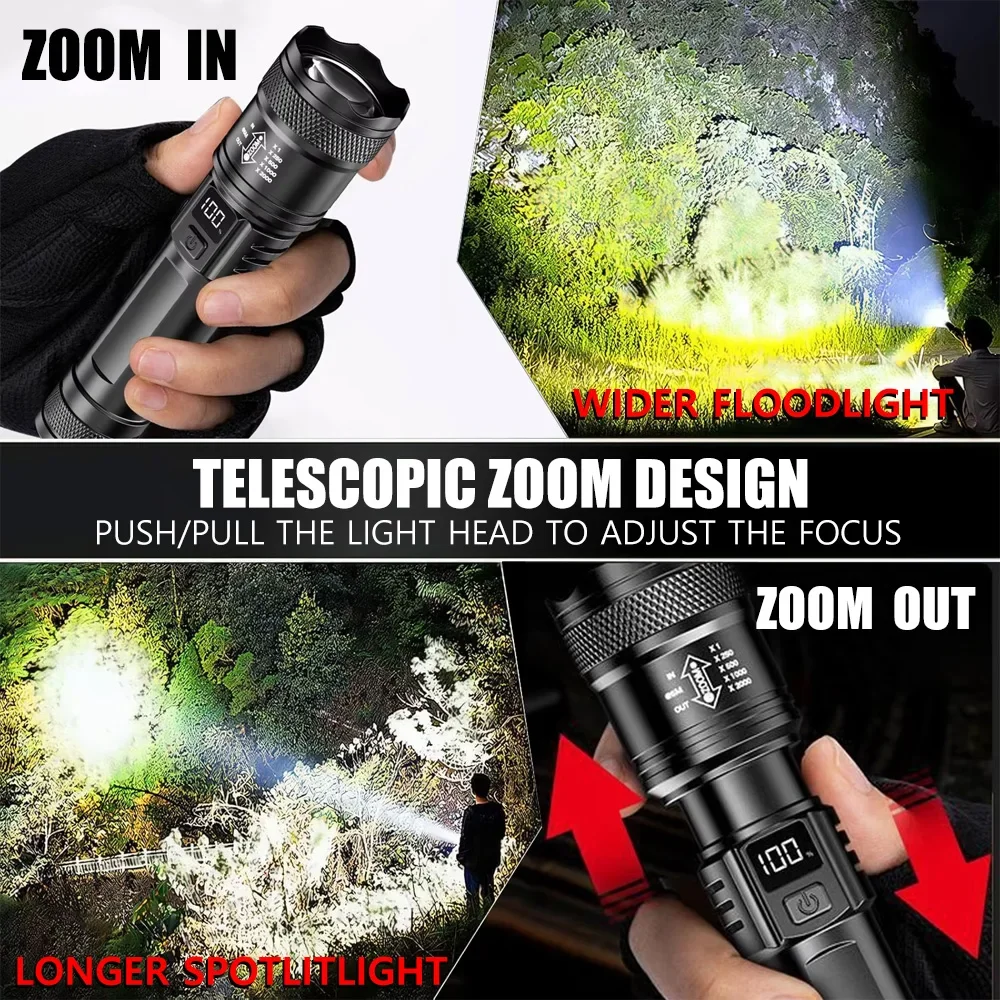 Rechargeable LED Flashlight Zo - Outdoor Power Supply incelemesi ve fiyatı